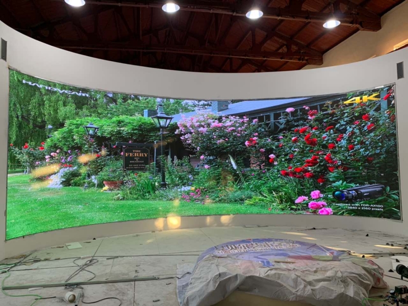 弧形屏，華中科技大學(xué)，P2.5,31.74平方